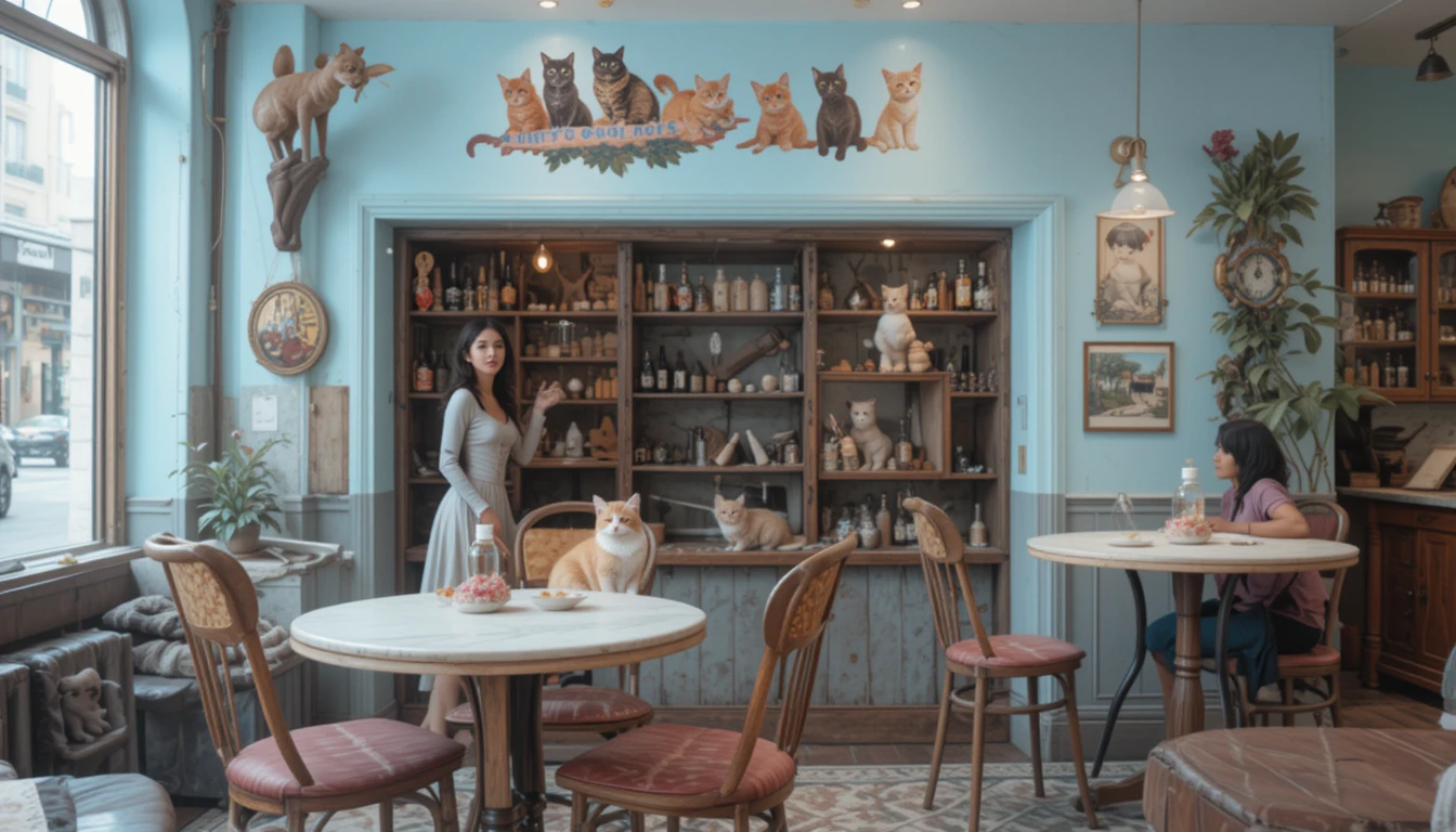 foto de un catcafe
