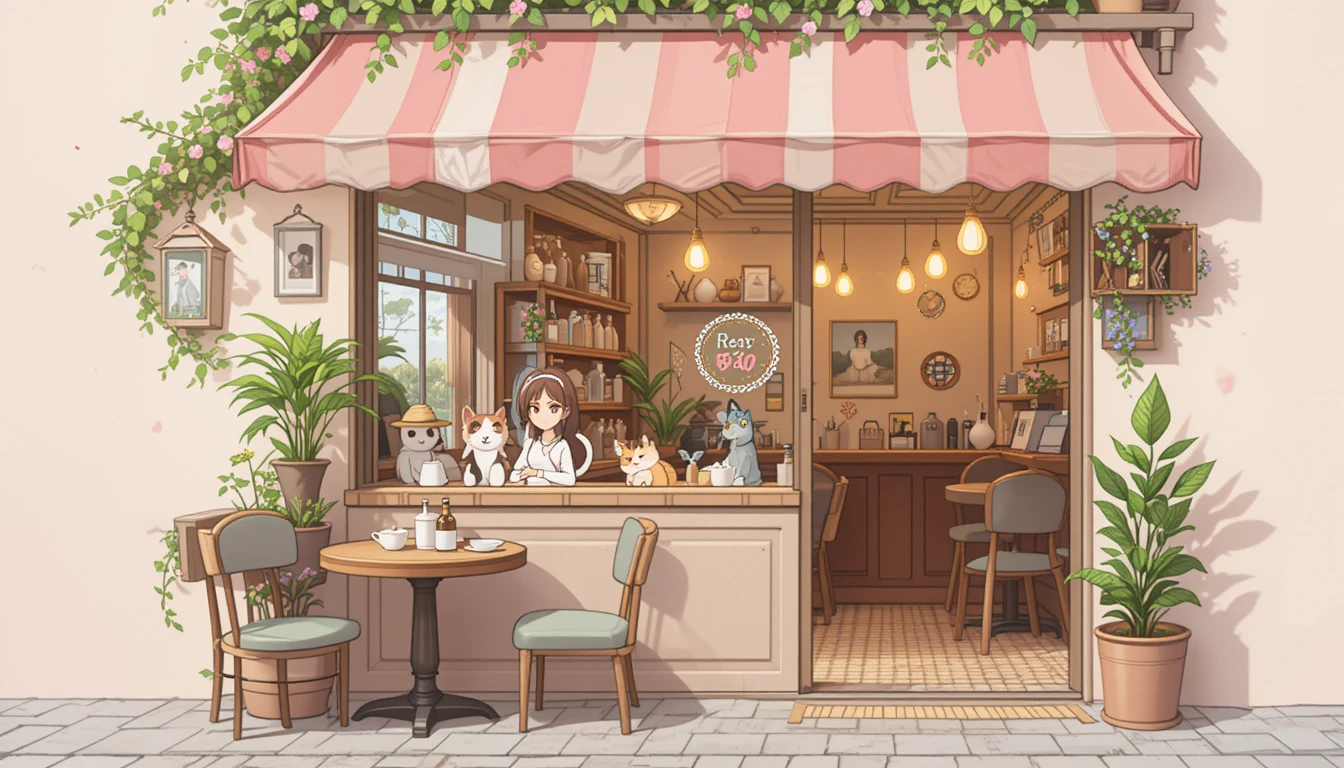 foto de un catcafe